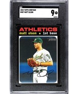 2020 Topps Heritage Baseball Matt Olson Card #407 MLB A’s/Atlanta Braves... - £37.03 GBP