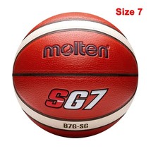 Molten Basketball Balls Official Size 7/6/5 PU Material High Quality Outdoor Ind - £93.59 GBP