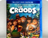 The Croods (Blu-ray/DVD, 2013, Widescreen) Like New !   Nicolas Cage  Em... - £18.36 GBP