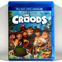 The Croods (Blu-ray/DVD, 2013, Widescreen) Like New !   Nicolas Cage  Emma Stone - £18.28 GBP
