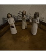 Lot Of 3 WILLOW TREE Angel Of Freedom Light Figurine Susan Lordi Just Fo... - $447.42 MXN