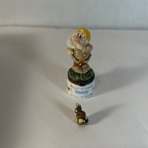 PHB Porcelain Hinged Trinket Box Disney Snow White &amp; The 7 Dwarfs ~ Sneezy - $19.99