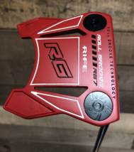 DEMO RH Mens Rife Golf RED Roll Groove RG7 Mallet Putter 34 Inches 5900-3ZWB - $129.95