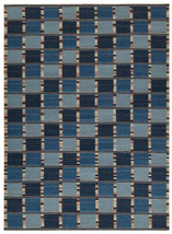 Navy Blue Scandinavian Rug Flatweave Large Area Rugs for Living Room Car... - $364.34+