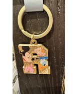 Disney Parks Mickey Mouse and Friends Letter R Metal Keychain NEW - $31.61 CAD