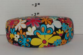 Floral Sunglass Eyeglass Case Colorful Pink Blue Yellow Orange white - $9.85