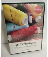 Craftsy - 40 Techniques Every Sewer Should Know w/ Gail Yellen Brand New... - £10.43 GBP