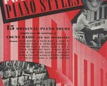 Count Basie Folio No 2 Piano Styles 15 Original Piano Solos  - $27.72