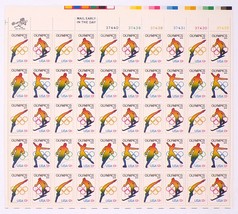 United States Stamp Sheet US 1695-98 1976 13c Olympic Games - £31.33 GBP