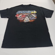 World Series 07 Men's Black Short Sleeve Graphic T-Shirt Chest Measured 43" image 9