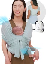 Adjustable Summertime, Easy To Wear, Baby Wrap Carrier That Is Perfect For - £59.74 GBP