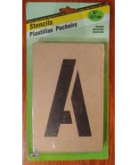 5&quot; Stencil set --- includes A-Z plus extra A,E.L.S ; 0-9; many characters - $4.99