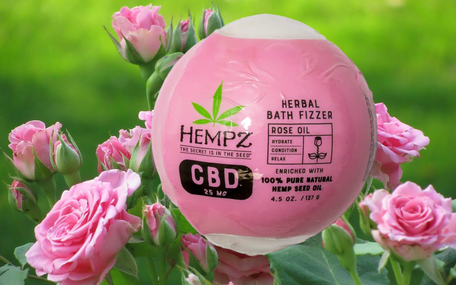 Primary image for Hempz Aromatherapy Rose Herbal Bath Fizzer