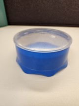 Bourjois New York Paris Bath Powder Blue Plastic Case 5 Oz - $6.64