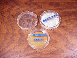 Lot of 3 Plastic Camera Lense Filter Cases, two are Hoya, one a Rex - $5.95
