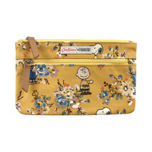 Cath Kidston Limited Edition Canvas Pouch Snoopy Kingswood Rose Mustard ... - $24.99