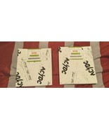 ACDC SKETCH LOGO COTTON TOSS FABRIC FAT QUARTER 18&quot; X21&quot; Lot Of 2 - $281.56 MXN