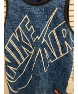 Nike Air Mens Jersey Size L Tank Blue Big Swoosh Sleeveless Pivot - $45.12 CAD
