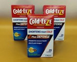 3x Cold-EeZe Cold Remedy Shortens Cold 25 Lozenges Ea Manuka Honey Lemon... - $19.59