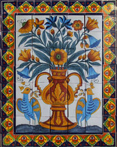 Mexican Tile Mural - £427.65 GBP