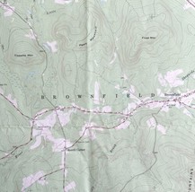 Map Brownfield Maine NH USGS 1964 Topographic Geological 1:24000 27x22&quot; TOPO12 - $52.49