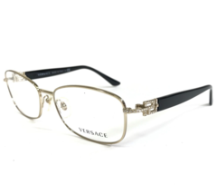 Versace Eyeglasses Frames MOD.1226-B 1252 Black Gold Cat Eye Crystals 54-16-135 - £108.20 GBP