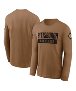 Pittsburgh Steelers NFL Football Long Sleeve Shirt Salute to Service - £50.81 GBP