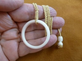 IBP-54 MAORI style Circle of life FISH HOOK water buffalo PENDANT Necklace - $243.83 MXN