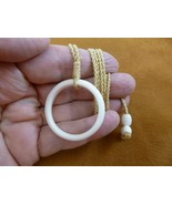 IBP-54 MAORI style Circle of life FISH HOOK water buffalo PENDANT Necklace - $12.99