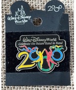 Vintage Walt Disney World Celebrate The Future 2000 Pin Hidden Mickey Y2K - $14.85