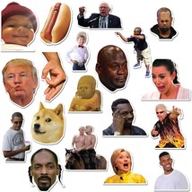 For (20 Pack) Funny Internet Memes and Celebrity Vinyl Sticker Pack Stickers for - £87.92 GBP