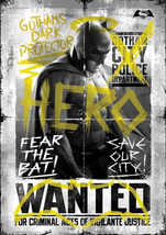2016 Batman Vs Superman Wanted Poster The Dark Knight DC Ben Affleck  - £2.54 GBP