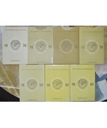 Rusia 9 Moneda Juegos 1974-1991 Muy Raro @@@ Look en Lateral @@@ - $1,255.75 CAD