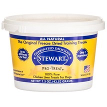 Stewart Pro-Treat 100% Freeze Dried Chicken Liver for Dogs 1.5 oz - £26.90 GBP