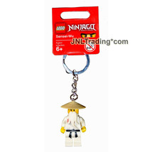 Year 2011 Lego Ninjago Series Key Chain Set # 853101 : SENSEI-WU Keychain - £15.80 GBP