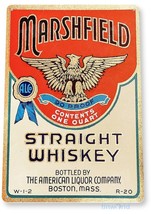 Marshfield Whiskey 8&quot; x 11&quot; Metal Tin Sign D214 - $11.99