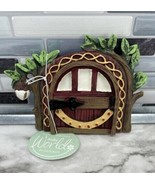 Glow in the Dark Miniature Garden Fairy Door Green Leaves MiniWorld by G... - $16.06 CAD