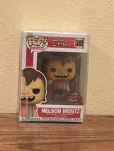 Funko Pop! The Simpsons - Nelson Muntz #1205 Special Edition (Box &amp; Prot... - $57.95