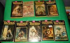 Lot of 9 Books Tarzan Edgar Rice Burroughs The Invincible Magnificent Quest - £46.39 GBP