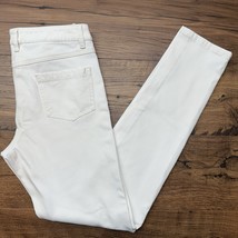 J. McLaughlin Off White Jeans 6 Lexi 4-Way Stretch Denim Skinny Coastal ... - $34.64