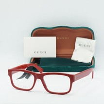 GUCCI GG1141O 006 Red/Clear Eyeglasses New Authentic - £145.90 GBP