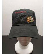 New Era NHL Chicago Blackhawks Black Hockey Snapback Hat - £10.98 GBP