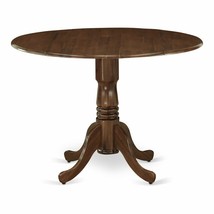 East West Furniture Dublin Traditional Rubber Wood Dining Table in Walnut - £218.41 GBP