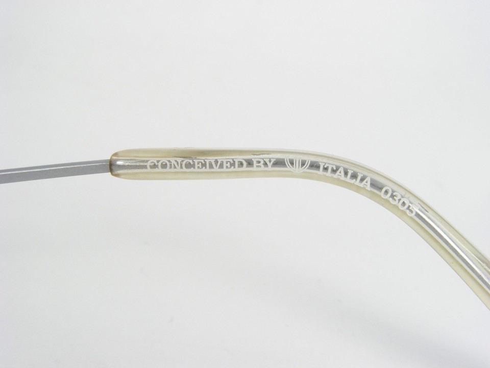 Exalt Cycle EXMOON C2 SILVER UNIQUE EYEGLASSES GLASSES FRAME 47-22-135mm Italy Item image 11