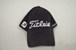 Titleist Golf Hat Black PRO V1 FJ Embroidered Mesh Cap Medium / Large - £15.09 GBP