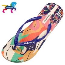 Hotmarzz Women Designer Flip Flops  Flamingos Bird Print Slippers Beach Sandals  - £30.31 GBP