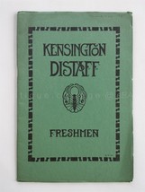 1925 MAR antique KENSINGTON pa GIRLS HIGH SCHOOL DISTAFF BOOK poetry sto... - £30.33 GBP