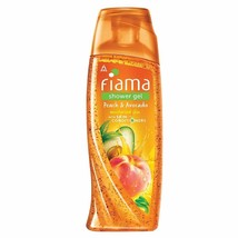 Fiama Shower Gel Peach &amp; Avocado, Body Wash with Skin Conditioners - 250ml - £11.88 GBP