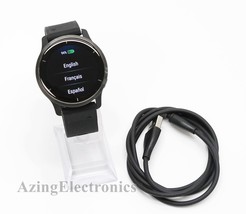 Garmin Venu 2 GPS Smartwatch 45mm Slate Bezel with Black Case 010-02430-01 - £103.66 GBP