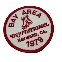 Bay Area Invitational Rollerskating Derby 1979 Round Patch Skating Roller Sport - £14.35 GBP
